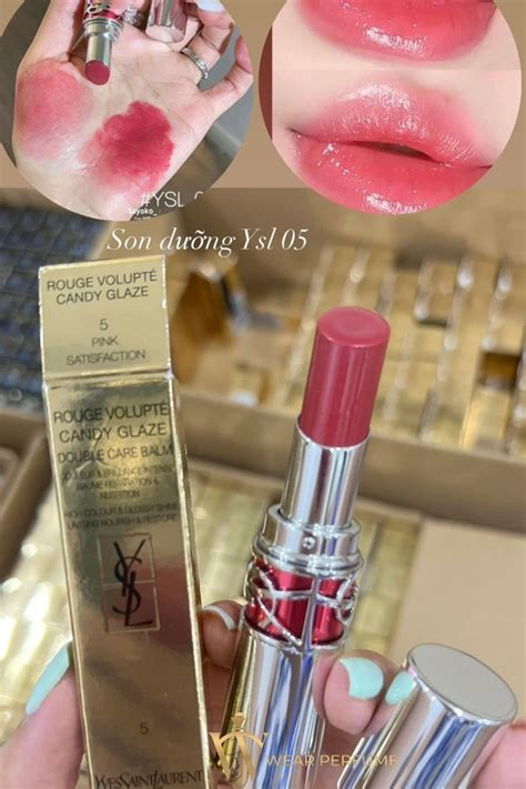 ysl glaze and gloss|YSL candy glaze pink satisfaction.